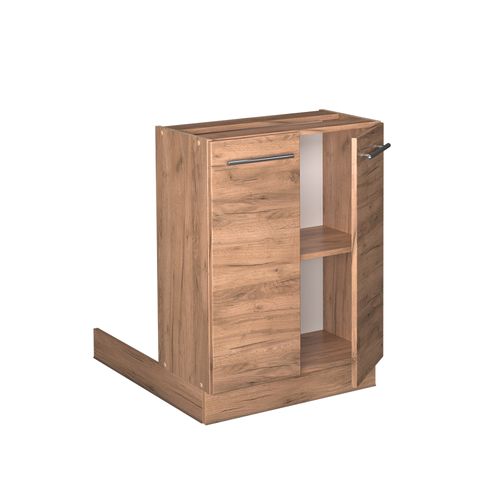 Îlot De Cuisine Fame-line 56964 Chêne De Force Doré 60cm Sans Pt