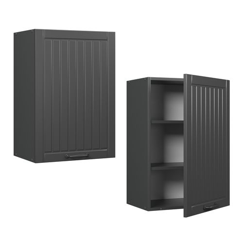 Elément Haut De Cuisine Fame-line 56988 Gris Foncé 50cm