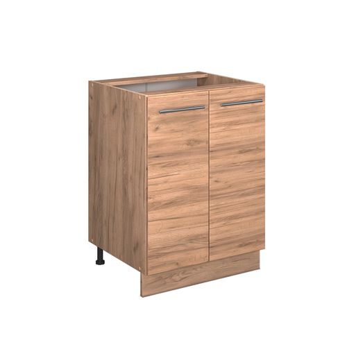 Meuble Bas De Cuisine Fame-line 56991 Chêne De Force Doré 60cm Sans Pt