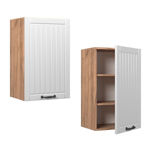 Elément Haut De Cuisine Fame-line 56997 Blanc Campagne 45cm