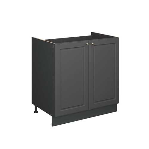 Meuble Bas Sous-évier Fame-line 57023 Anthrazit-gold Landhaus 80cm Sans Pt