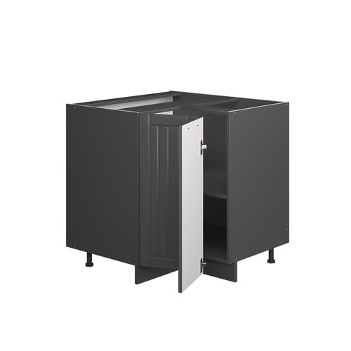 Meuble Dangle Fame-line 57025 Gris Foncé 80.5cm , Pt Chêne