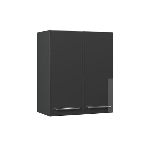 Elément Haut De Cuisine Fame-line 57027 Anthracite Haute Brillance 60cm