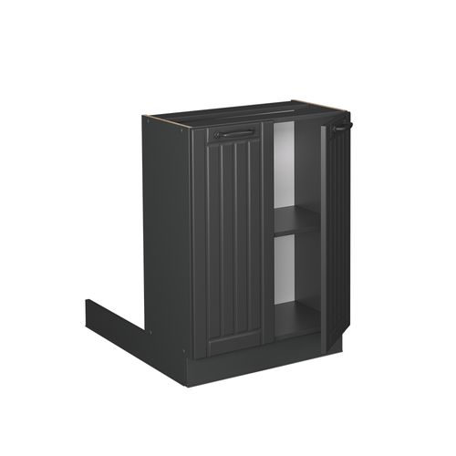 Îlot De Cuisine Fame-line 57115 Gris Foncé 60cm Sans Pt