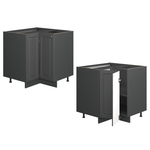 Meuble Dangle Fame-line 57138 Anthrazit-gold Landhaus 80.5cm , Pt Anthracite