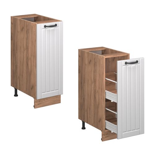 Meuble De Cuisine Fame-line 57152 Blanc Campagne 30cm Sans Pt