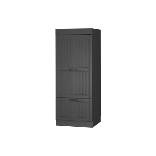 Armoire Micro-ondes Fame-line 57154 Gris Foncé 60cm