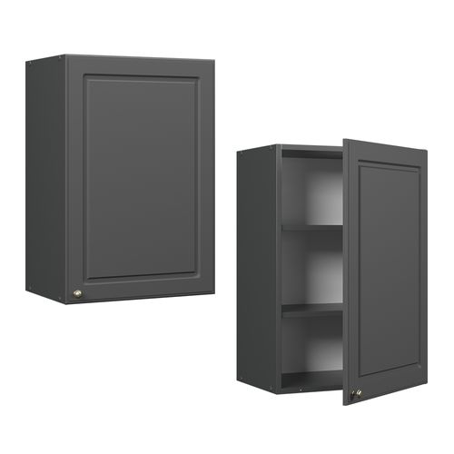 Elément Haut De Cuisine Fame-line 57182 Anthrazit-gold Landhaus 50cm