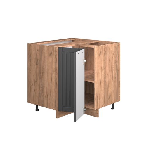 Meuble Dangle Fame-line 57188 Gris Foncé 80.5cm , Pt Marbre