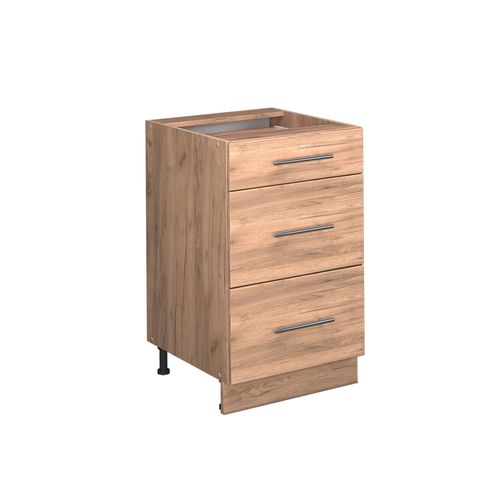 Meuble Cuisine Fame-line 57190 Chêne De Force Doré 50cm Sans Pt