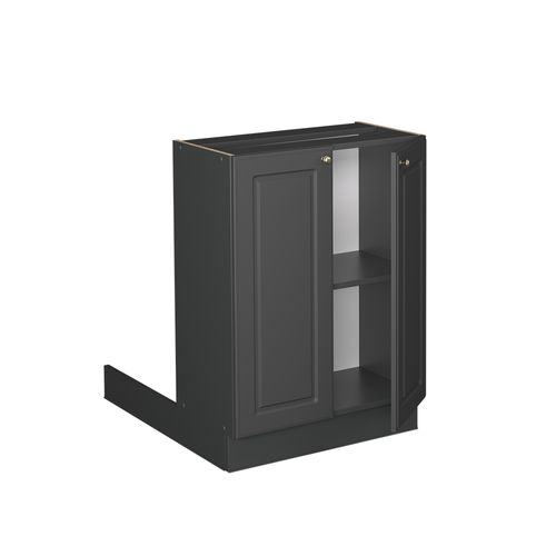 Îlot De Cuisine Fame-line 57194 Anthrazit-gold Landhaus 60cm Sans Pt