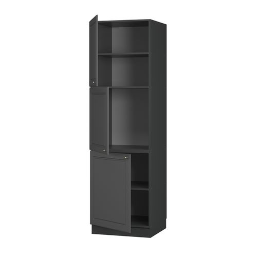 Meuble Pour Four Fame-line 57275 Anthrazit-gold Landhaus 60cm