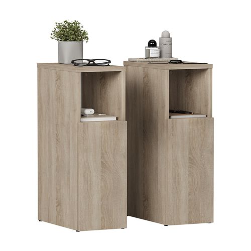 Table De Nuit Enton 57311 Sonoma Set De 2 Pièces