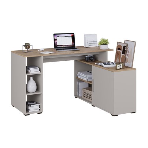 Bureau Dangle Rudy 57326 Cachemire 135x110cm Avec Des Étagères