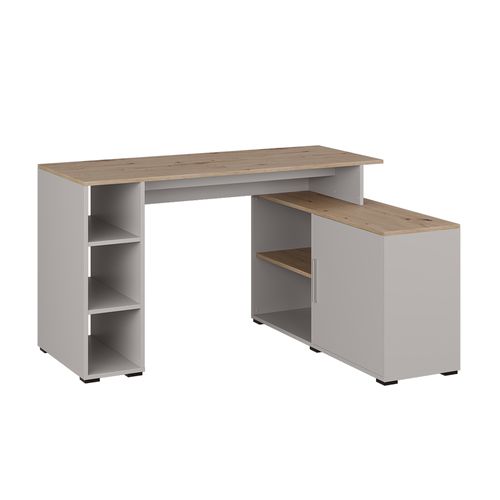 Bureau Dangle Rudy 57326 Cachemire 135x110cm Avec Des Étagères