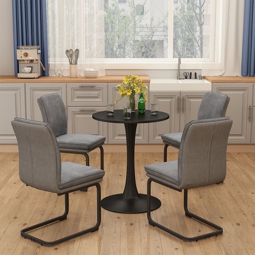 Table à Manger Carl 57355 Noir 60x60cm