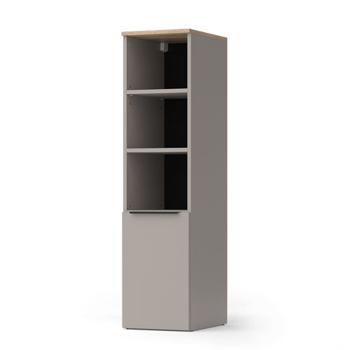 Armoire Universelle Wido 57436 Grège 30.2x120cm Avec Une Porte