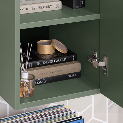 Armoire Universelle Wido 57437 Vert 30.2x120cm Avec Une Porte