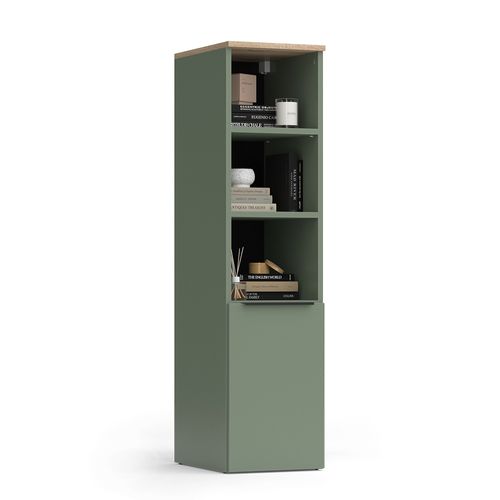 Armoire Universelle Wido 57437 Vert 30.2x120cm Avec Une Porte