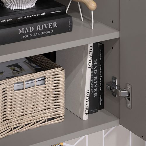 Armoire Universelle Wido 57440 Grège 40.2x120cm Avec Une Porte