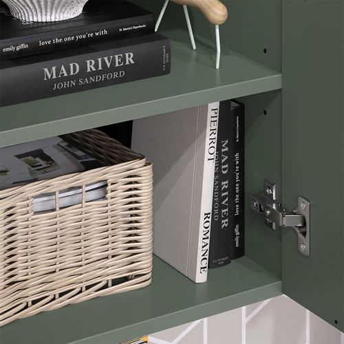 Armoire Universelle Wido 57441 Vert 40.2x120cm Avec Une Porte