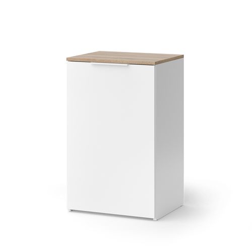 Commode Wido 57442 Blanc 50x80cm Avec Étagère
