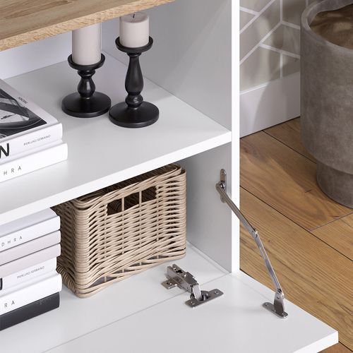 Commode Wido 57446 Blanc/sonoma 60x50cm Avec Rabat