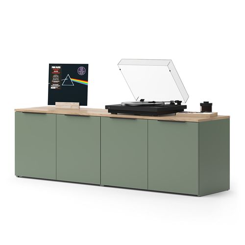 Meuble-paroi Wido 57456 Vert 2 Parties