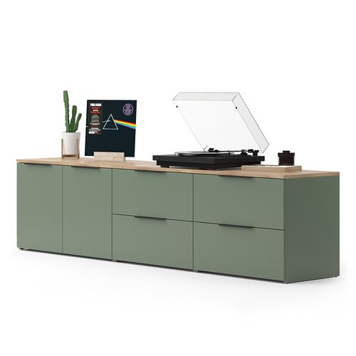 Meuble-paroi Wido 57457 Vert 3 Parties