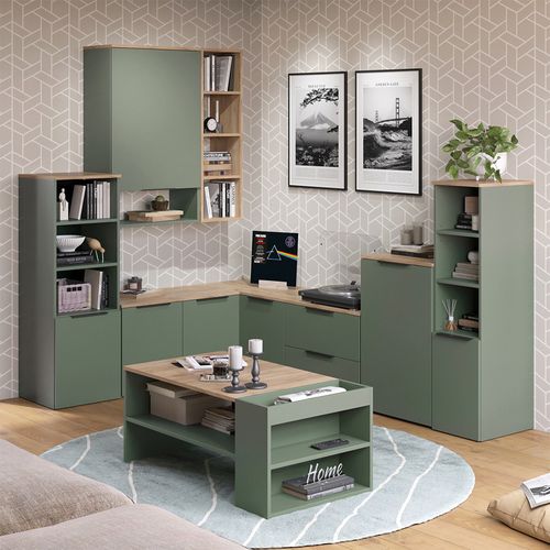 Meuble-paroi Wido 57458 Vert 9 Parties