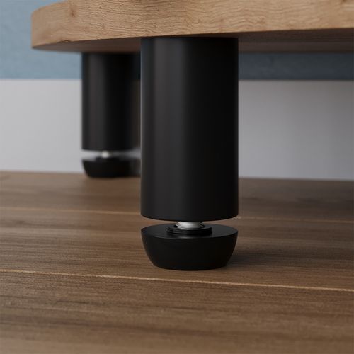 Étagère Dangle Bivio 57473 Chêne Doré/anthracite 29x102.5cm Avec 4 Compartiments De Rangement