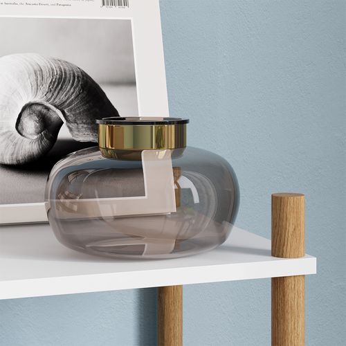 Étagère Dangle Bivio 57476 Blanc/pin 30x72cm 3 Étagères