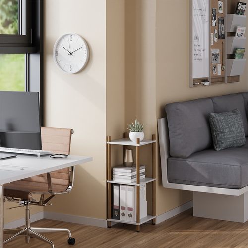 Étagère Dangle Bivio 57476 Blanc/pin 30x72cm 3 Étagères