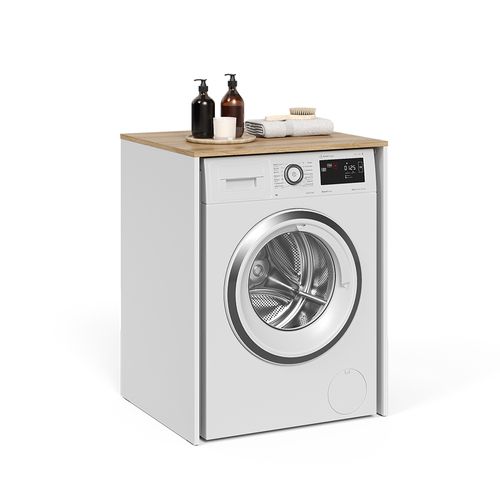 Armoire Machine à Laver Viktor 57504 Blanc/artisan 68x88.2cm