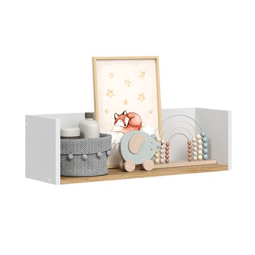 Etagère Viktor 57513 Blanc/artisan 67.8x20cm