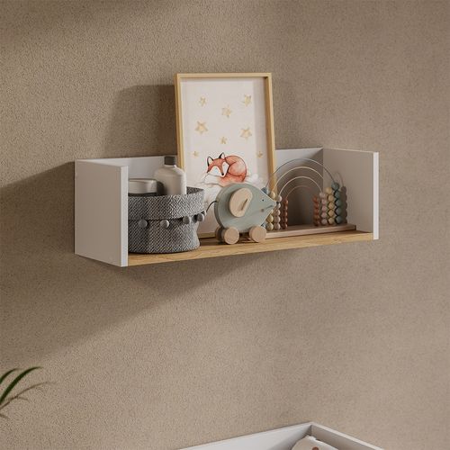 Etagère Viktor 57513 Blanc/artisan 67.8x20cm