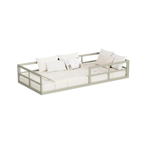 Lit Pour Enfant Minno 57755 Grège 90x200 Avec Matelas