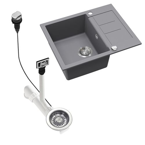 Evier Rom 57770 Gris 62x50cm