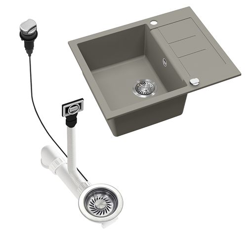 Evier Rom 57772 Béton 62x50cm