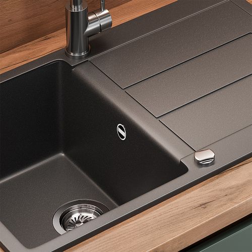 Evier Kapstadt 57773 Noir 78x50cm