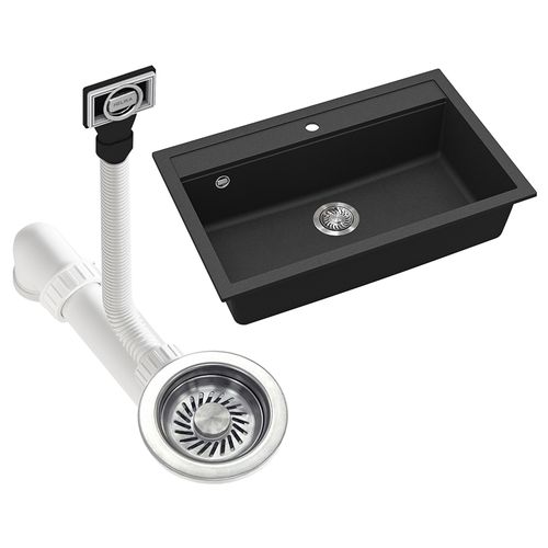 Evier Sydney 57798 Noir 80x51cm