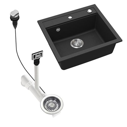 Evier Paris 57809 Noir 57x51cm