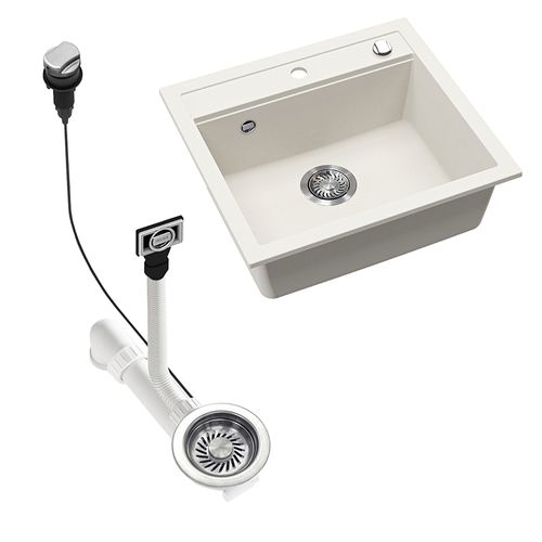 Evier Paris 57810 Blanc 57x51cm