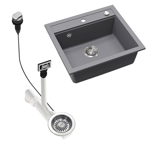 Evier Paris 57811 Gris 57x51cm