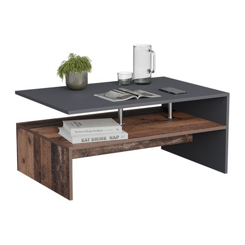 Table Basse Amato 57827 Anthracite 90x52.6cm