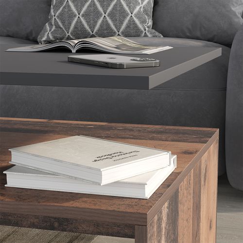 Table Basse Amato 57827 Anthracite 90x52.6cm