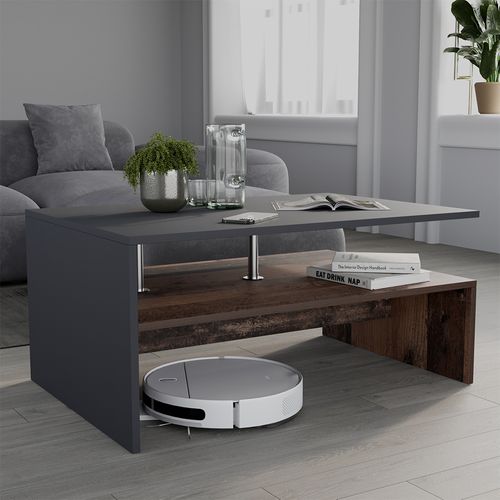 Table Basse Amato 57827 Anthracite 90x52.6cm