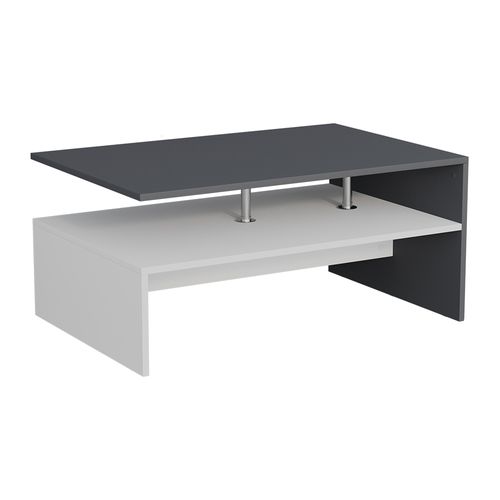 Table Basse Amato 57829 Anthracite/blanc 90x52.6cm