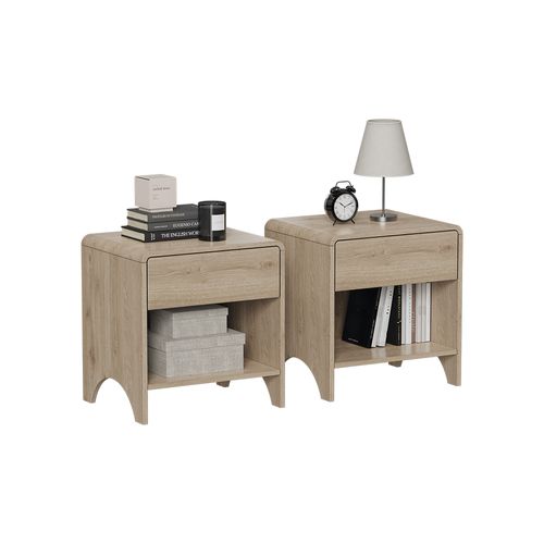 Table De Nuit Oaki 57904 Chêne Lot De 2