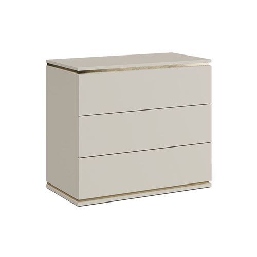 Commode Avec Tiroirs Linette 57965 Cachemire 80x70cm Avec 3 Tiroirs